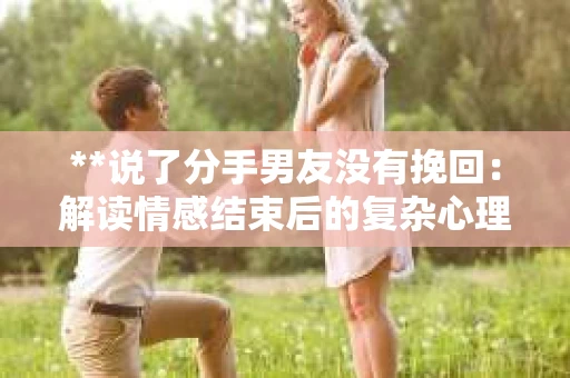 **说了分手男友没有挽回：解读情感结束后的复杂心理与现实**