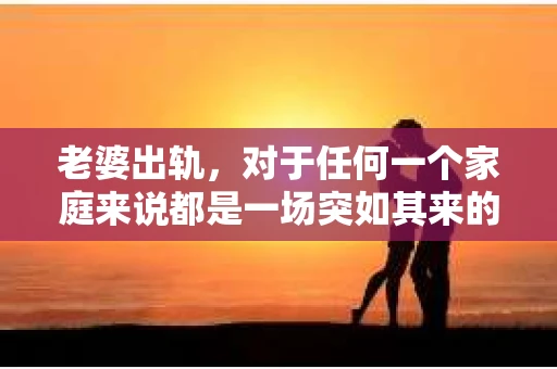 老婆出轨，对于任何一个家庭来说都是一场突如其来的风暴。面对这样的困境，如何挽回婚姻，重拾家庭的和谐，成为了许多人迫切想要了解的问题。今天，我们就来聊聊这个敏感而现实的话题——老婆出轨最好的挽回办法。