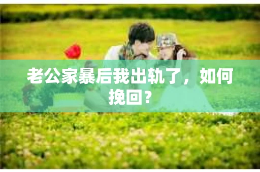 老公家暴后我出轨了，如何挽回？