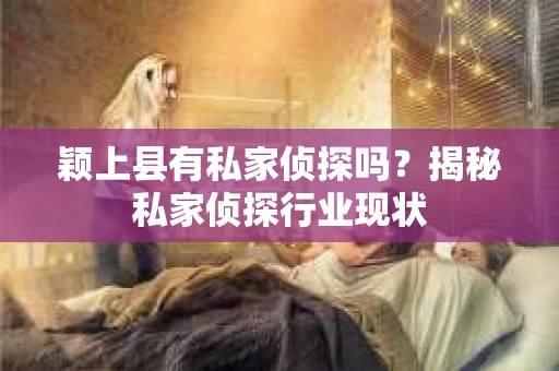 颖上县有私家侦探吗？揭秘私家侦探行业现状