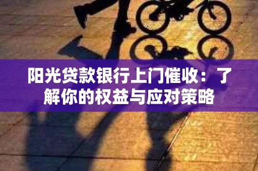 阳光贷款银行上门催收：了解你的权益与应对策略