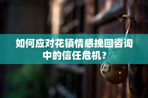 如何应对花镇情感挽回咨询中的信任危机？