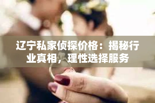 辽宁私家侦探价格：揭秘行业真相，理性选择服务