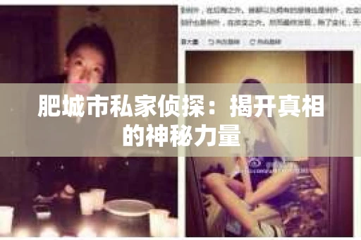 肥城市私家侦探：揭开真相的神秘力量