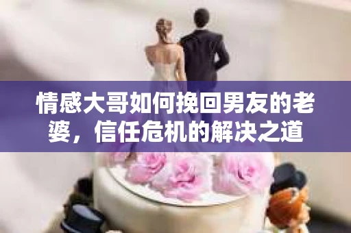 情感大哥如何挽回男友的老婆，信任危机的解决之道