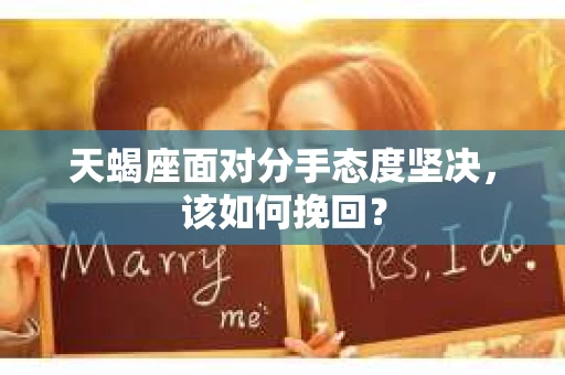天蝎座面对分手态度坚决，该如何挽回？